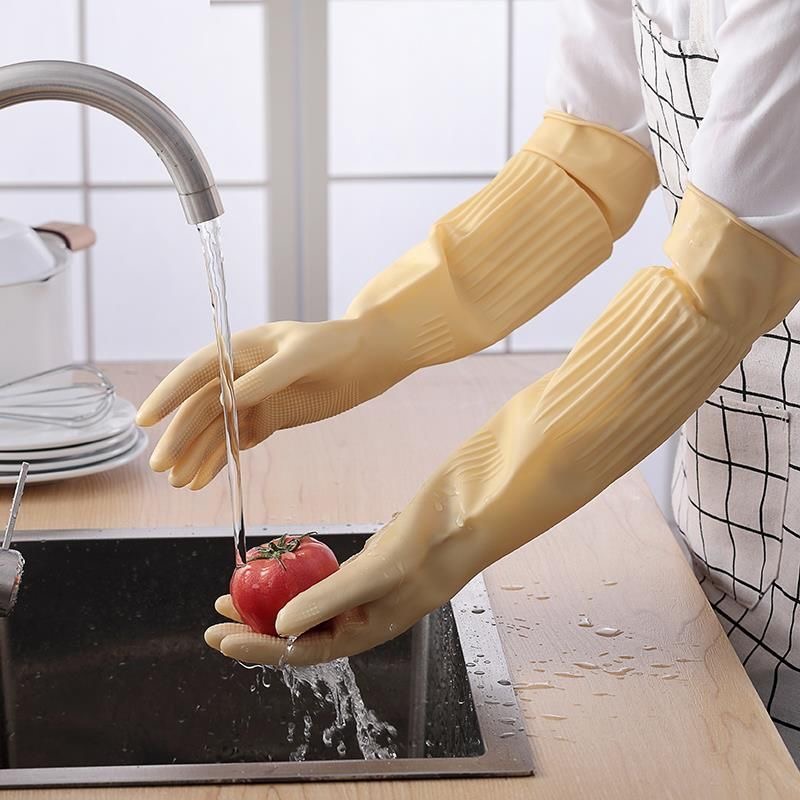 Long Reusable Rubber Dishwashi - Dish Glove Rubber 评论和价格