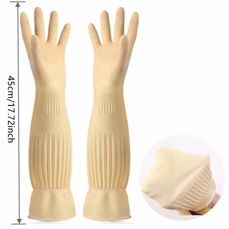 Long Reusable Rubber Dishwashi - Dish Glove Rubber 评论和价格