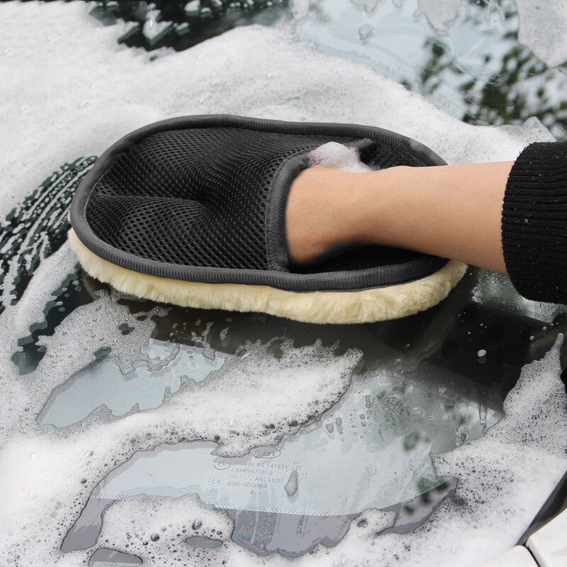 Car Wash Wool Gloves Thickened - Wool Glove Lined 评论和价格