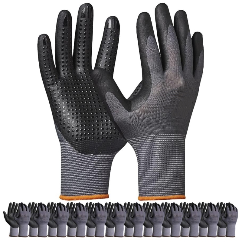 Micro-Foam Nitrile Coated Safe - Nitrile Mechanic Glove 评论和价格